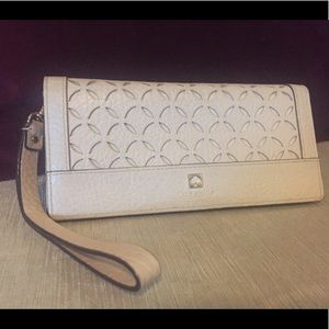 Kate Spade Cream Eyelet Wristlet Wallet